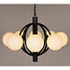 Carousel 8 Light 36 inch Matte Black Chandelier Ceiling Light