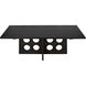 Carlo 84 X 40 inch Ebony Walnut Dining Table