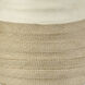 Hobart 20 inch 9 watt White with Natural and Clear Table Lamp Portable Light