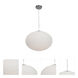 Callisto LED 18 inch Brushed Steel Pendant Ceiling Light