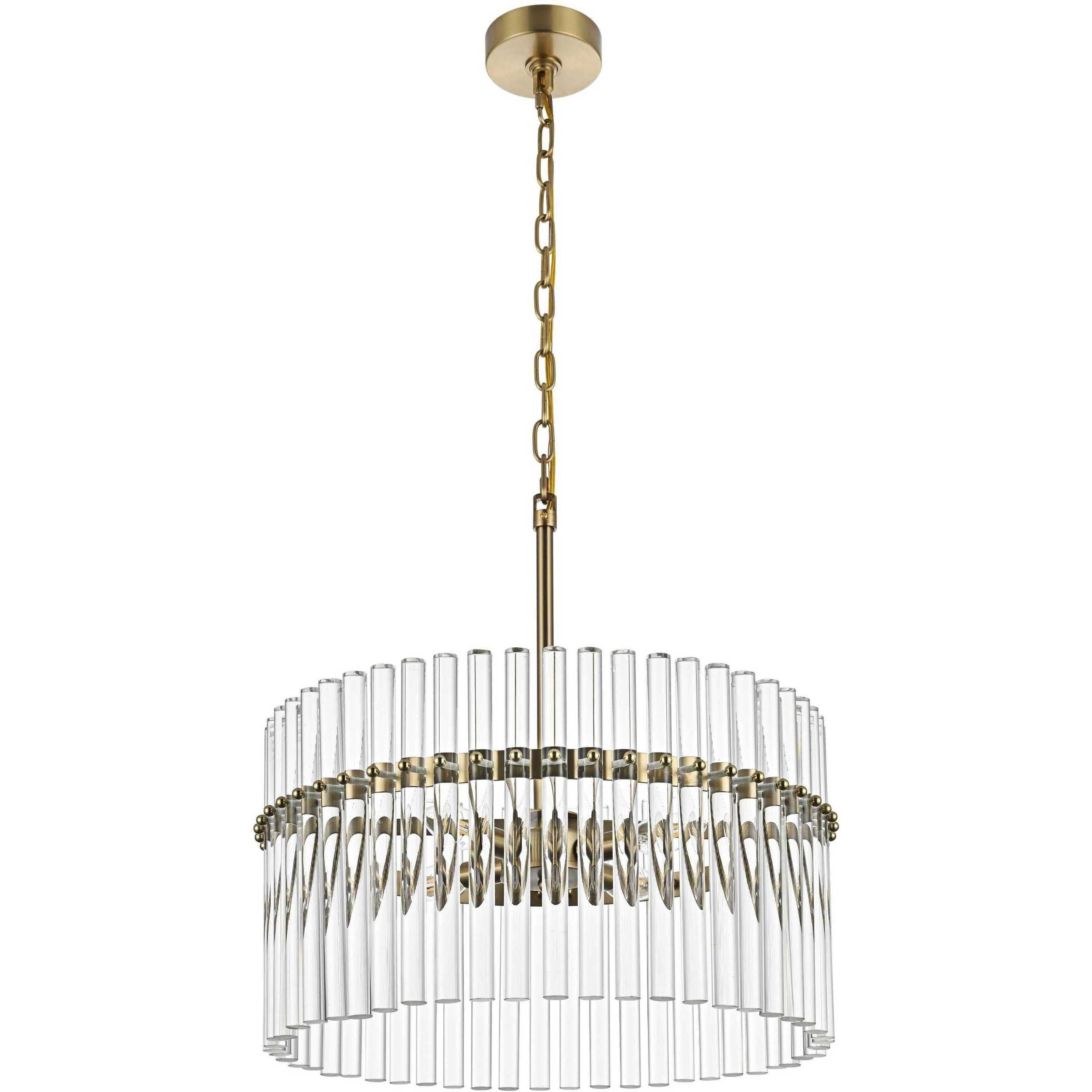 Paulina 4 Light 20 inch Satin Gold Chandelier Ceiling Light