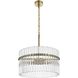 Paulina 4 Light 20 inch Satin Gold Chandelier Ceiling Light