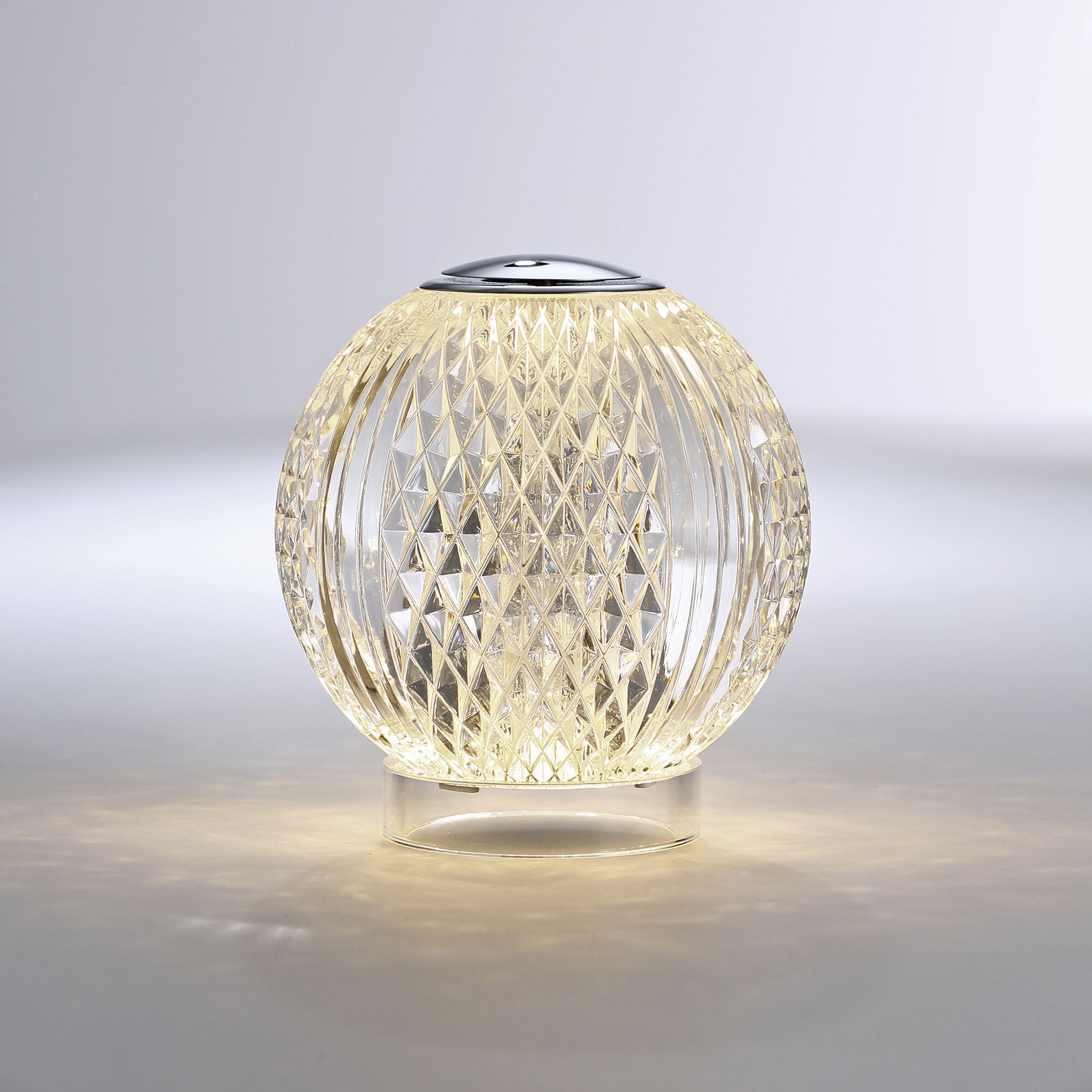 Marni 3.63 inch 1.5 watt Polished Nickel Table Lamp Portable Light