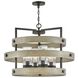 Open Air Riverwood 4 Light 28 inch Warm Bronze with Warm Ash Outdoor Hanging