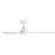 Gage 52 inch Matte White Downrod Ceiling Fan