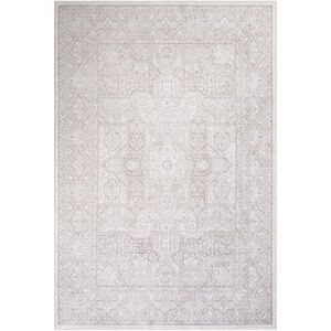 Couture 114 X 79 inch Pale Blue/Dark Brown/Light Gray/Charcoal Rugs, Rectangle