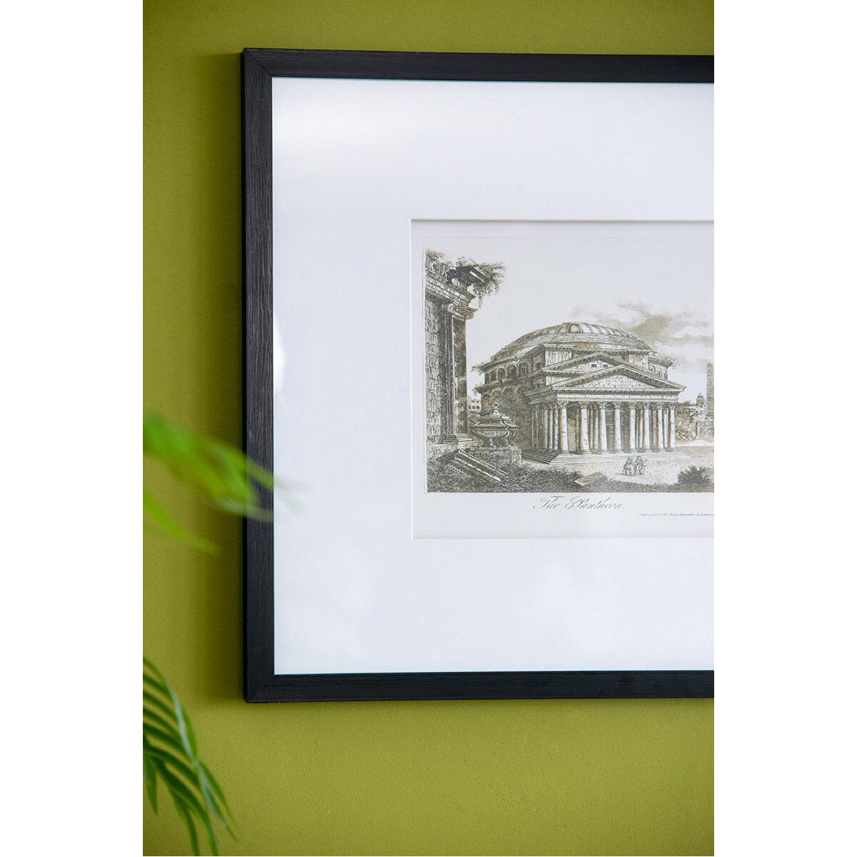 Smithsonian Black and Beige and Black Wall Art, The Pantheon Temple of Concord