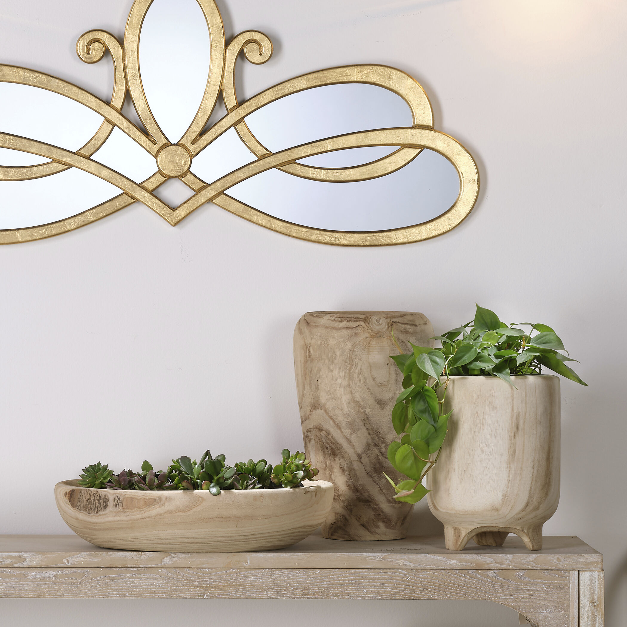 Ojai 17 X 7 inch Wooden Vase