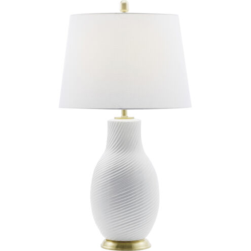 Lucera 29 inch 150.00 watt White Table Lamp Portable Light