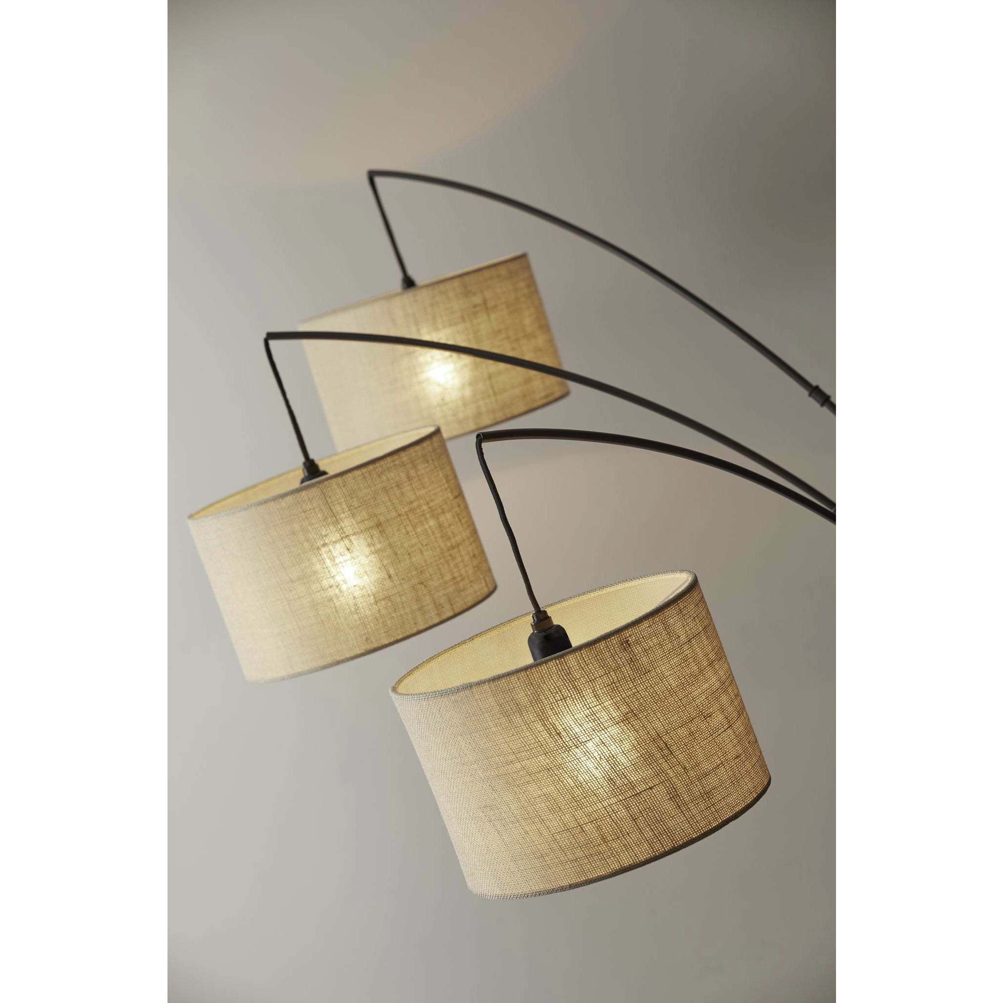 Adesso 4238 26 Trinity 84 inch 100 watt Antique Bronze Arc Lamp Portable Light