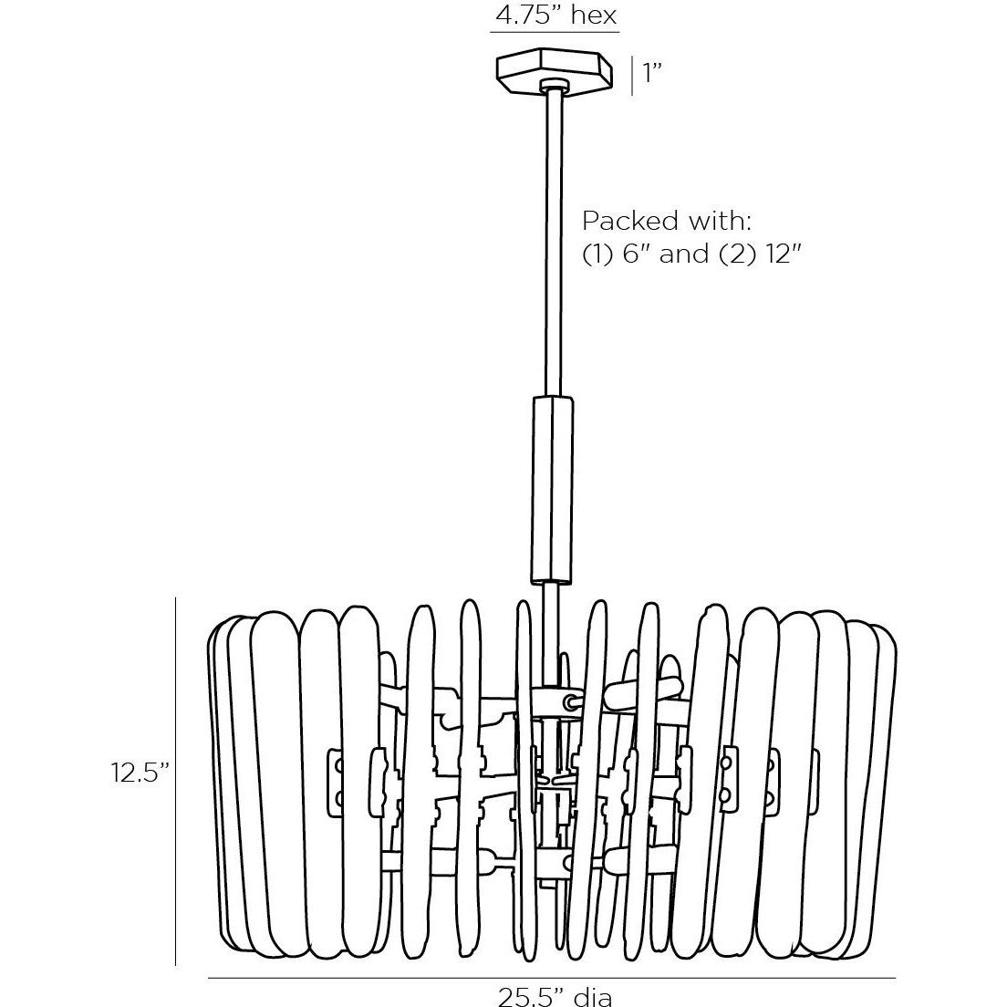 Klaus 8 Light 25.5 inch Smoke and Antique Brass Chandelier Ceiling Light