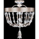 Signature Bali LED 16 inch Antique Silver Semi-Flush Mount Ceiling Light, Schonbek Signature