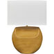 HABLE Pente 27 inch 75 watt Cracked Honey Table Lamp Portable Light