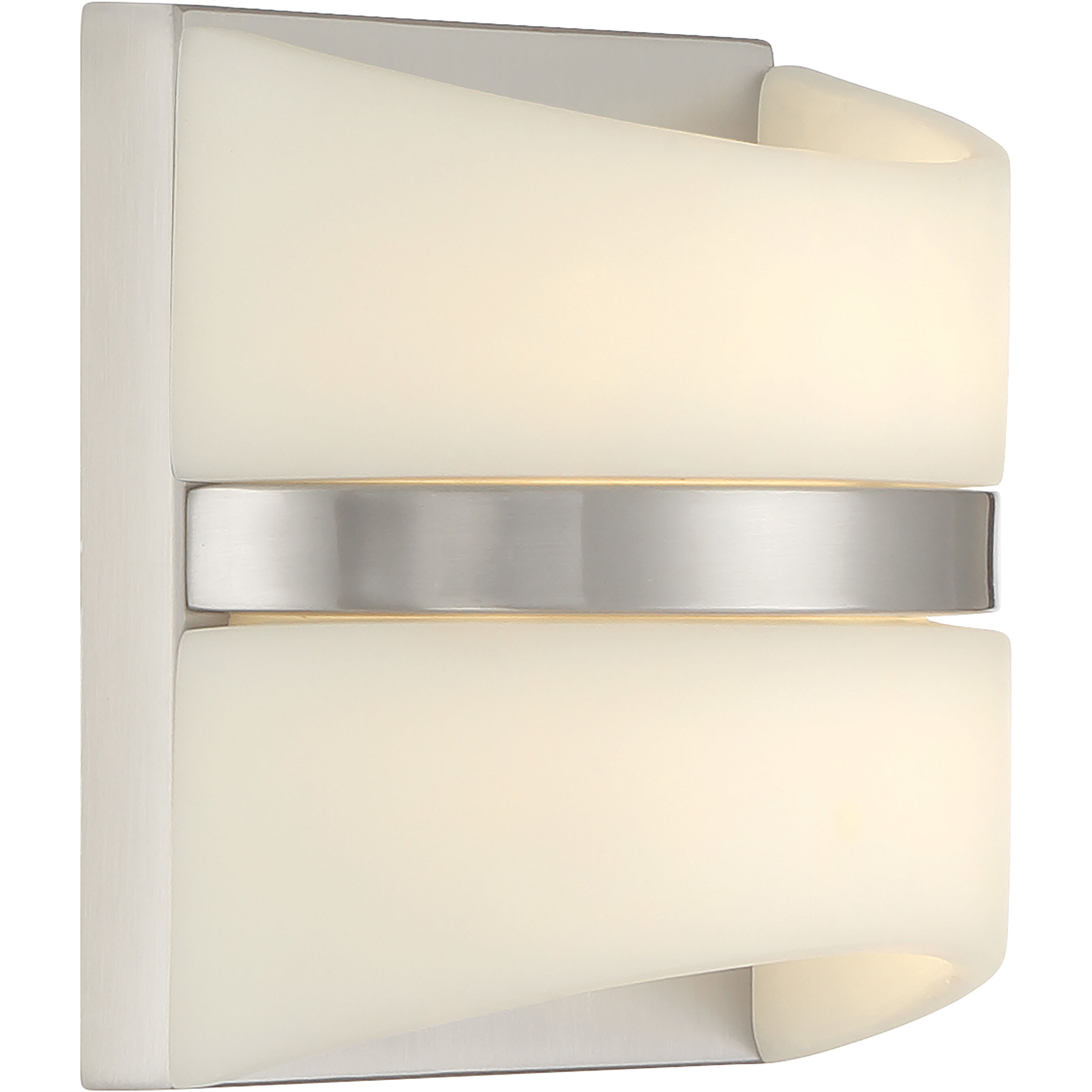 Velaux LED 6.5 inch Brushed Nickel Wall Sconce Wall Light