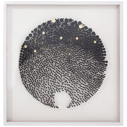 Tee Off Globe Black/Neutral Shadowbox Art