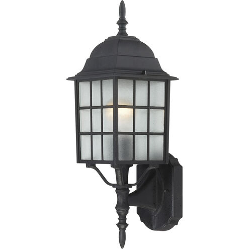 Adams 1 Light 18 inch Textured Black Outdoor Wall Lantern