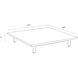 Geneve 39.25 X 39.25 inch Natural / Dark Grey Outdoor Coffee Table