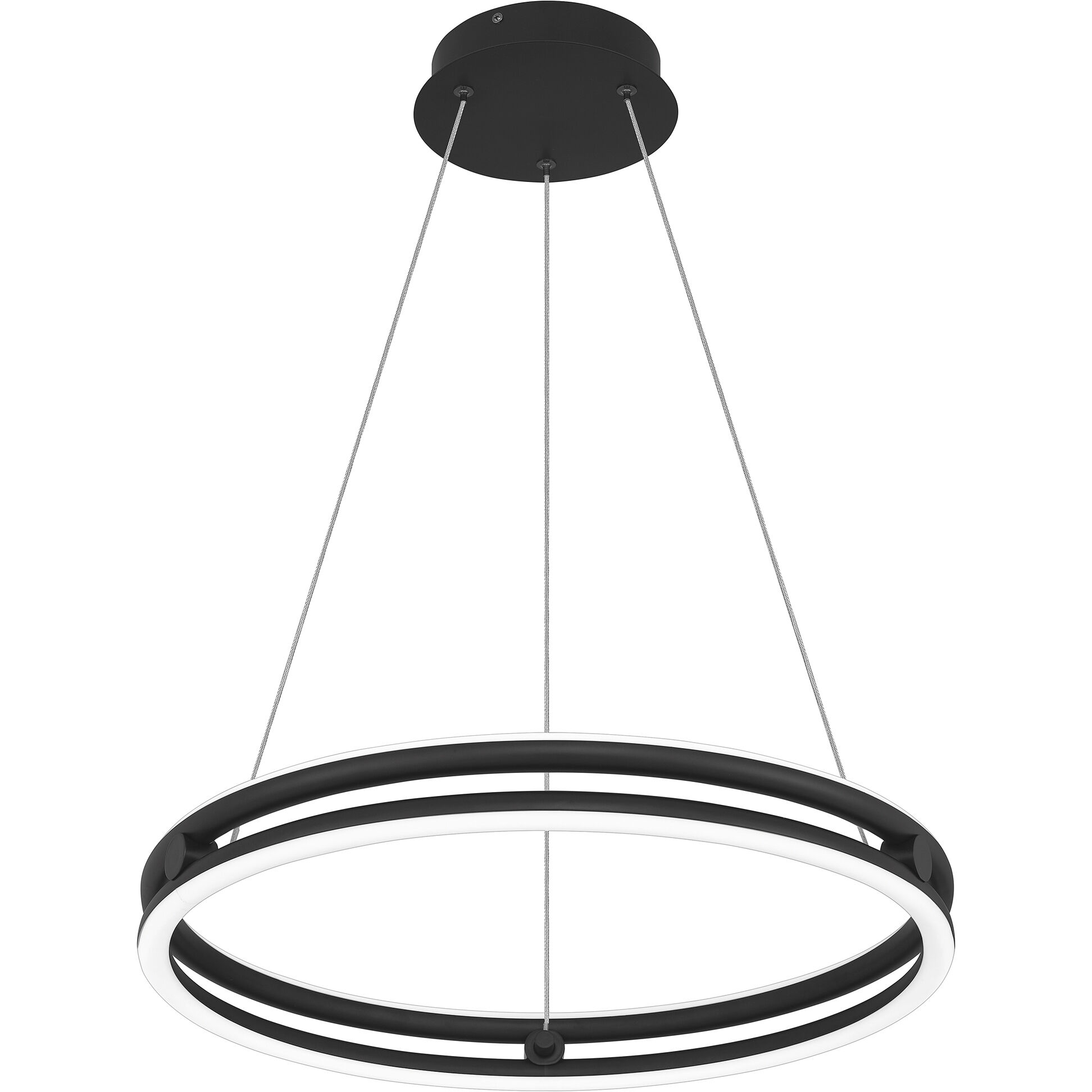 Graves LED 20 inch Matte Black Pendant Ceiling Light