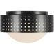 Astoria 2 Light 10 inch Urban Bronze Flush Mount Ceiling Light