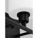 Canfield 3 Light 23.13 inch Midnight Black Wall Bath Fixture Wall Light