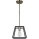 Adams 1 Light 9 inch Rubbed Oil Bronze Pendant Ceiling Light