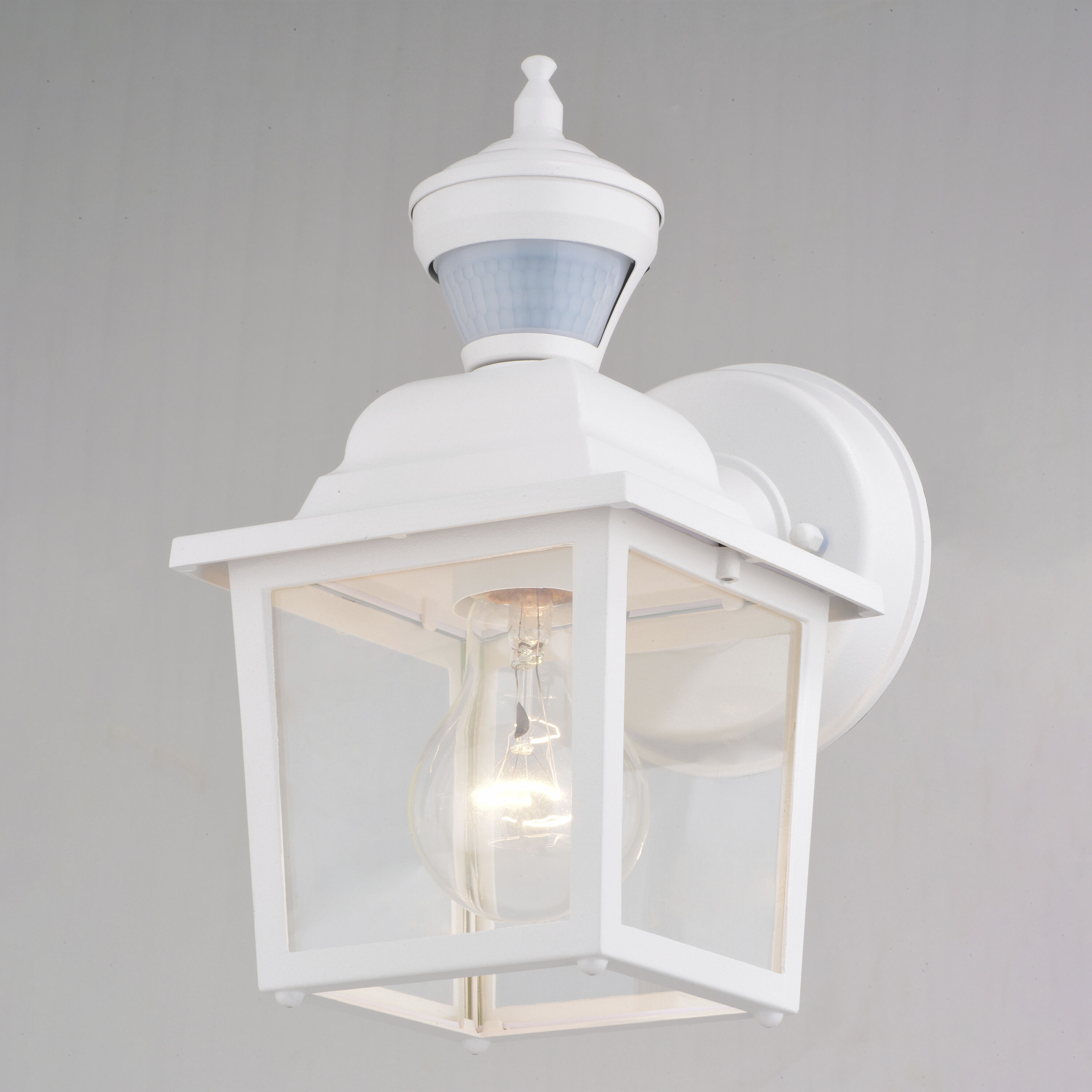 Bedford Textured White Outdoor Motion Sensor