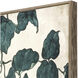 Hanging Leaf Green and Beige and Neutral Framed Art