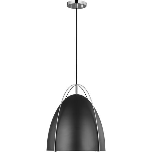 Sean Lavin Norman 1 Light 13.38 inch Chrome Pendant Ceiling Light