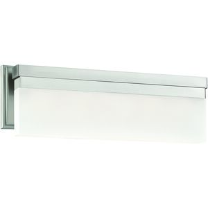 Skinny LED 17 inch Brushed Nickel Wall Sconce Wall Light, Bath