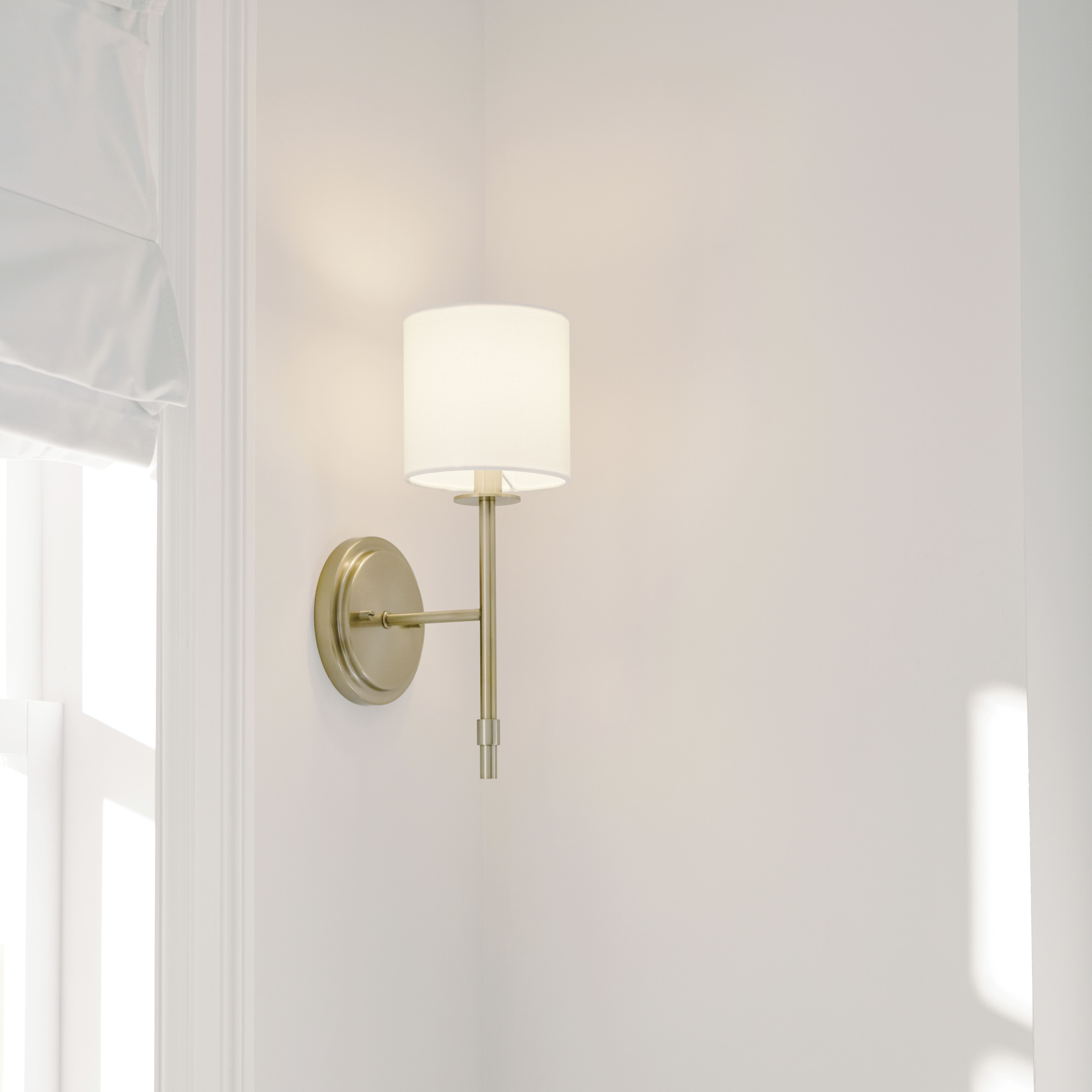 Ali 1 Light 5.25 inch Brushed Natural Brass Wall Sconce Wall Light