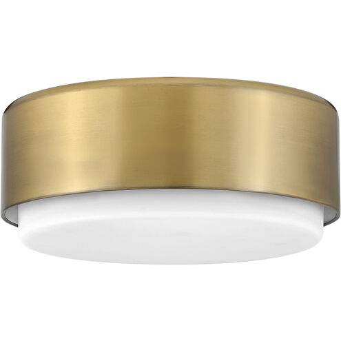 Cedric 2 Light 12 inch Lacquered Brass Indoor Foyer Flush Mount Ceiling Light