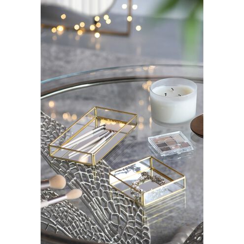 Anita Clear/Gold Tray