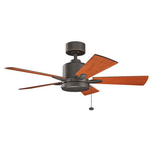 Lucian II 42 inch Olde Bronze with Walnut Blades Ceiling Fan