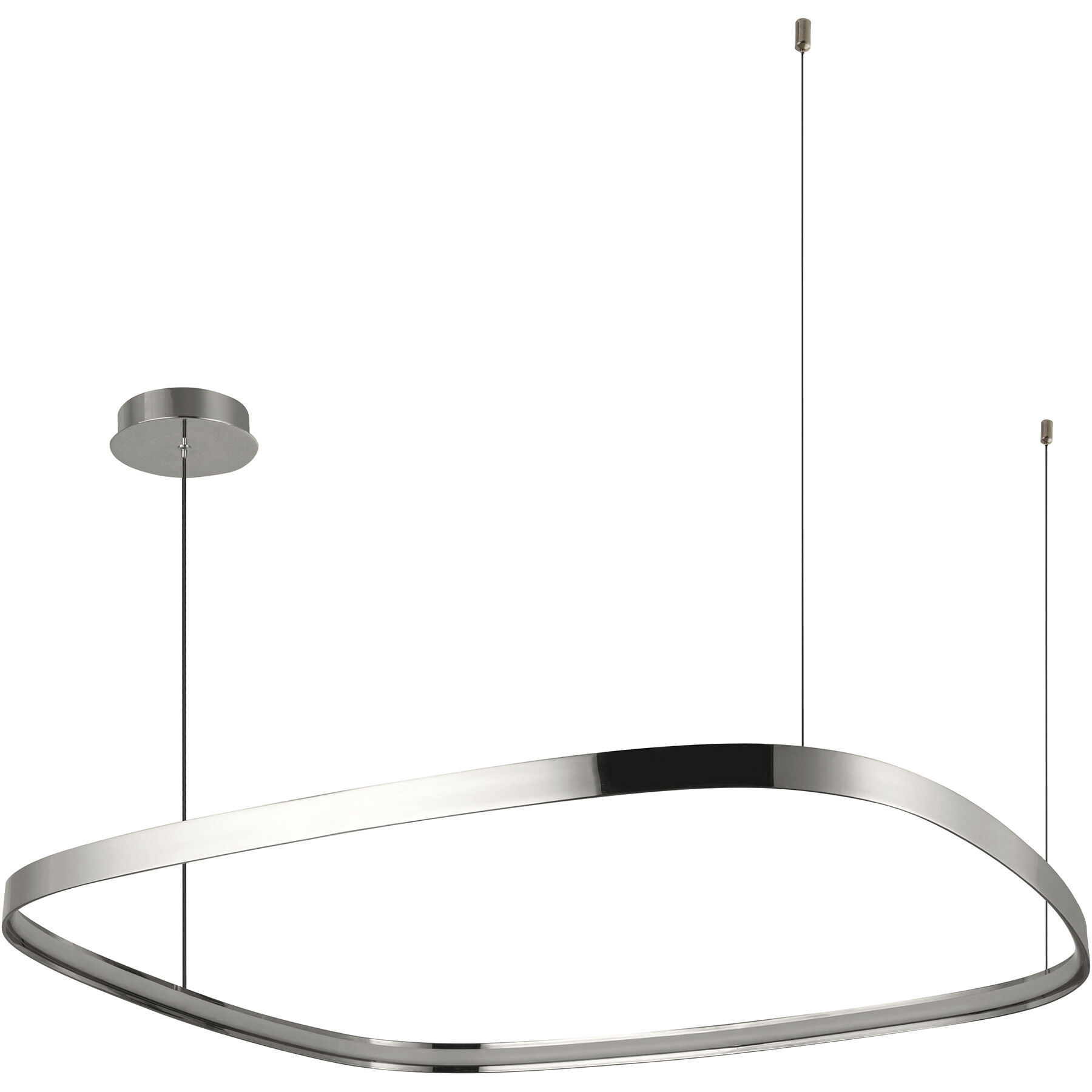 Yukon LED 39.25 inch Polished Nickel Pendant Ceiling Light