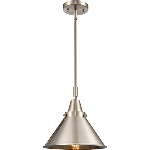 Franklin Restoration Briarcliff 1 Light 10 inch Brushed Satin Nickel Mini Pendant Ceiling Light