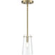Maccan 1 Light 5 inch Vintage Brass Pendant Ceiling Light