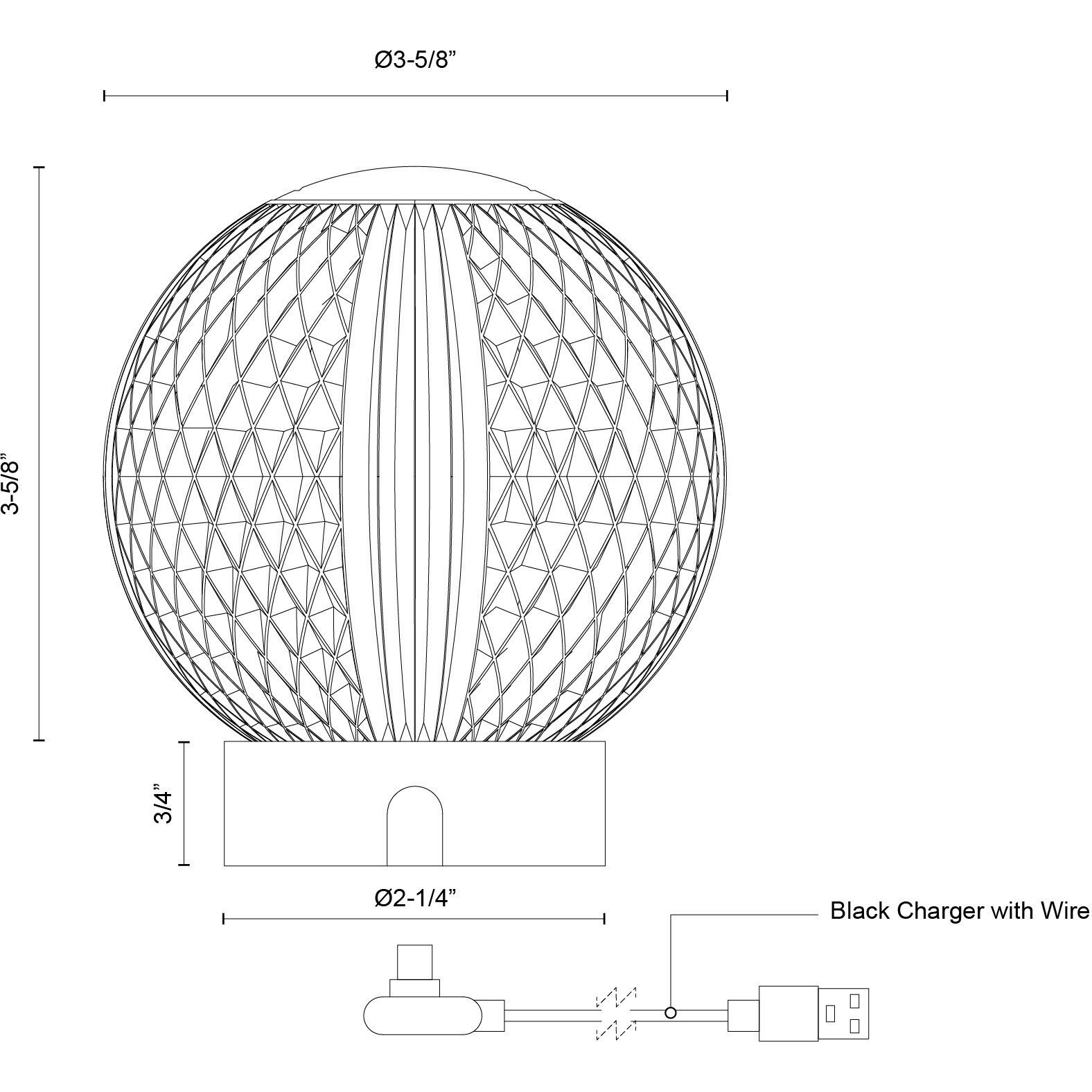 Marni 3.63 inch 1.50 watt Natural Brass Table Lamp Portable Light