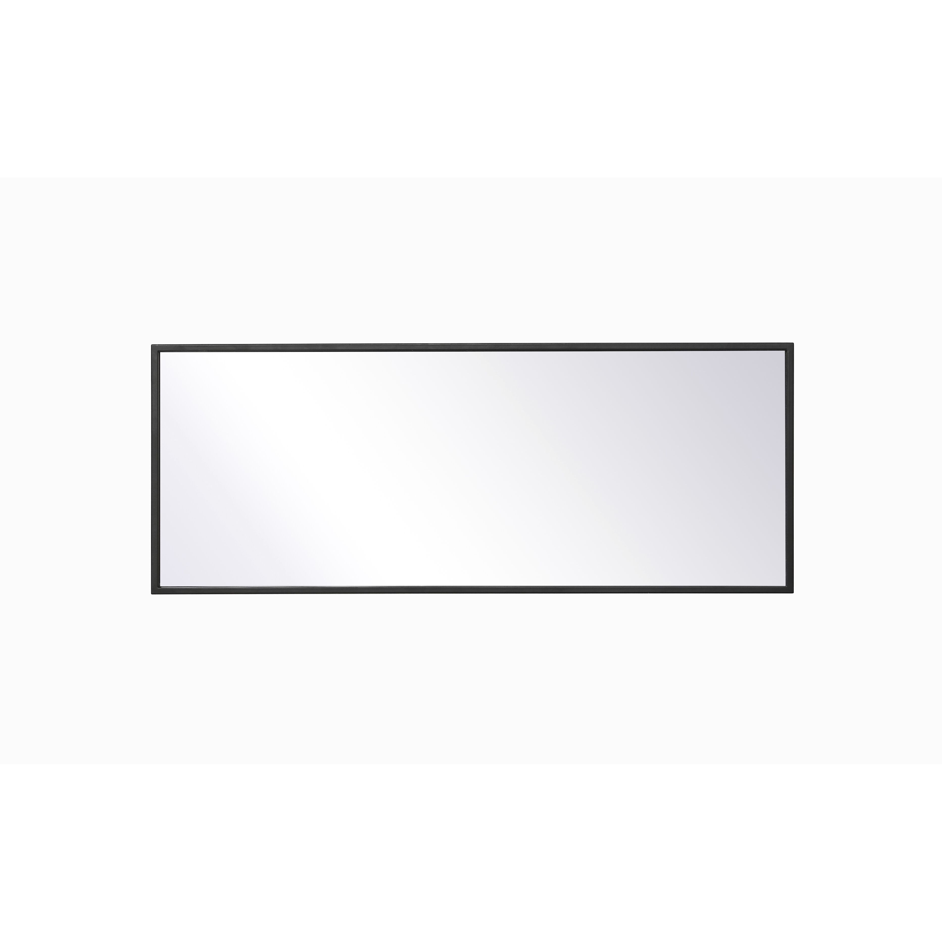 Monet 36 X 14 inch Black Wall Mirror