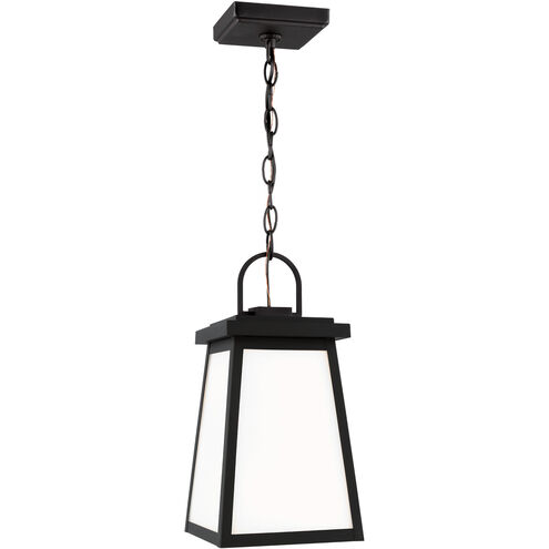 Founders 1 Light 7 inch Black Outdoor Pendant