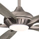Dyno XL 60 inch Burnished Nickel with Savannah Gray Blades Ceiling Fan