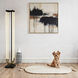 Cascata 64.96 inch 72 watt Black and Brushed Brass Floor Lamp Portable Light
