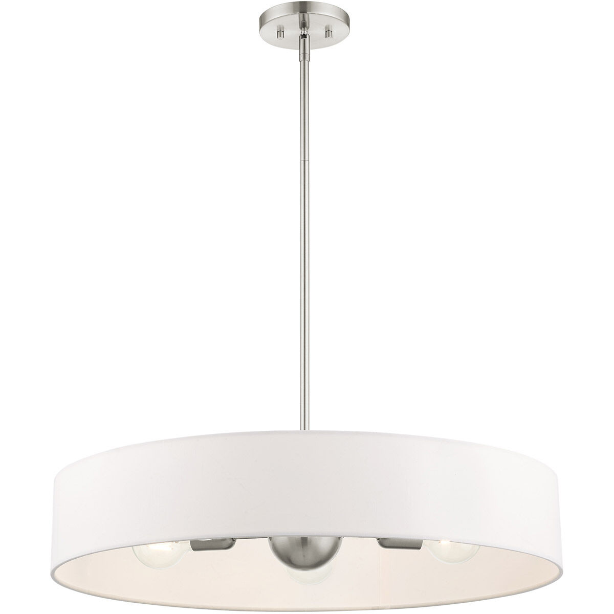 Venlo 5 Light 26 inch Brushed Nickel Pendant Ceiling Light