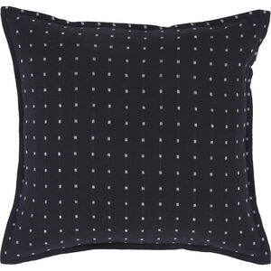 Brittany 20 inch Black and White Pillow