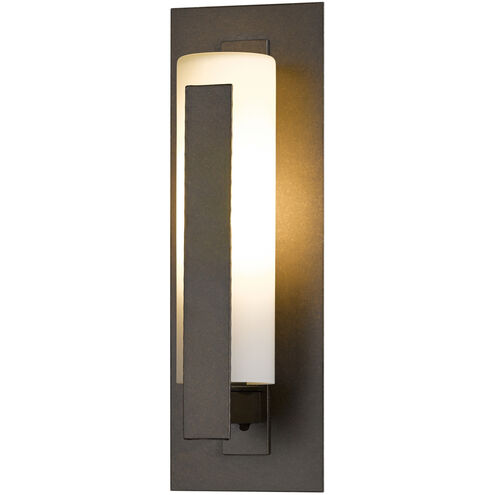 Forged Vertical Bars 1 Light 15 inch Coastal Bronze Outdoor Sconce, Small