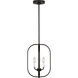 Loretto 3 Light 10.88 inch Midnight Black Chandelier Ceiling Light