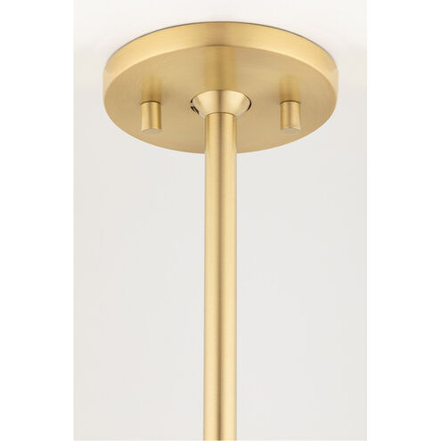 Estee 6 Light 28 inch Aged Brass Chandelier Ceiling Light