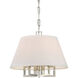 Westwood 5 Light 16 inch Polished Nickel Chandelier Ceiling Light