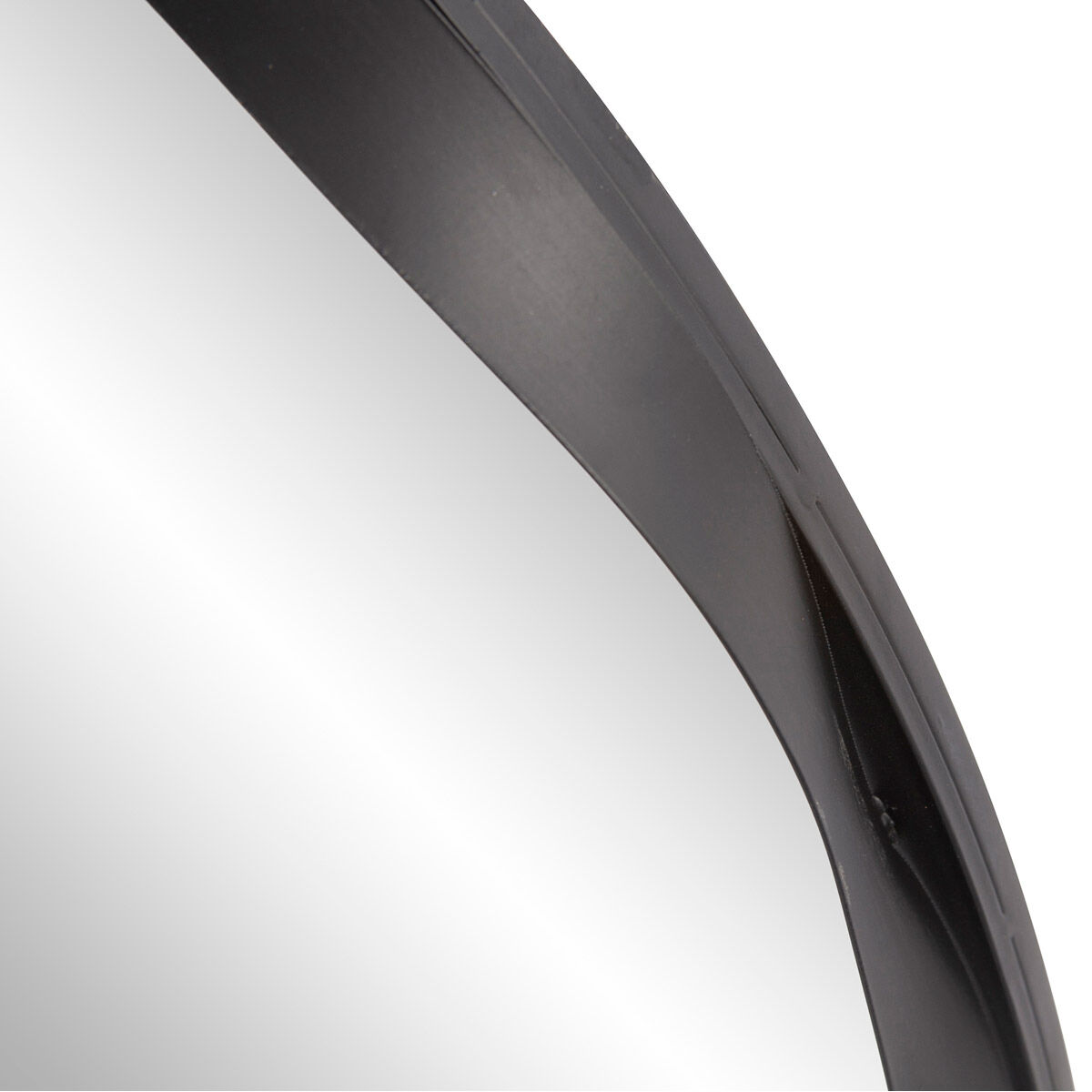 Ripley 35 X 35 inch Matte Black Wall Mirror