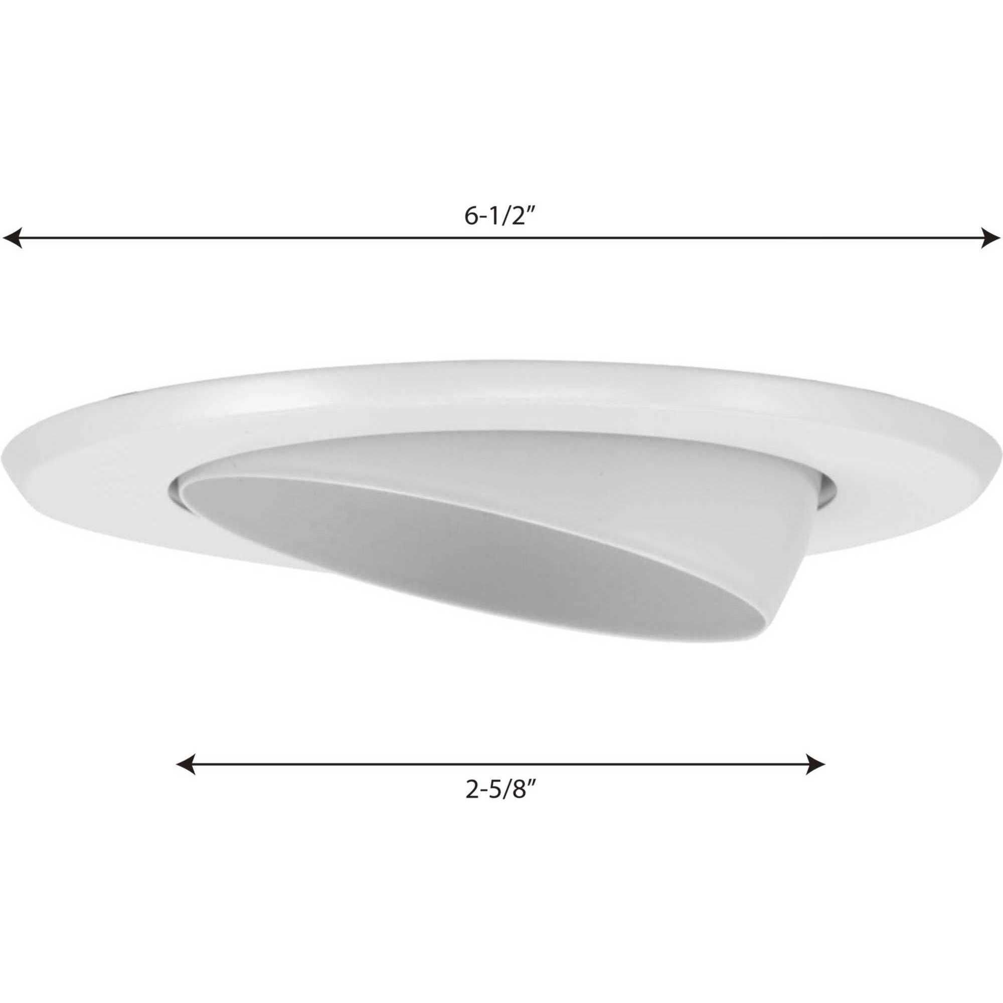Recessed Lighting LED White Recessed Eyeball Trim