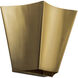 Alora Mood Shelton 2 Light 9.75 inch Brushed Gold Wall/Vanity Light Wall Light